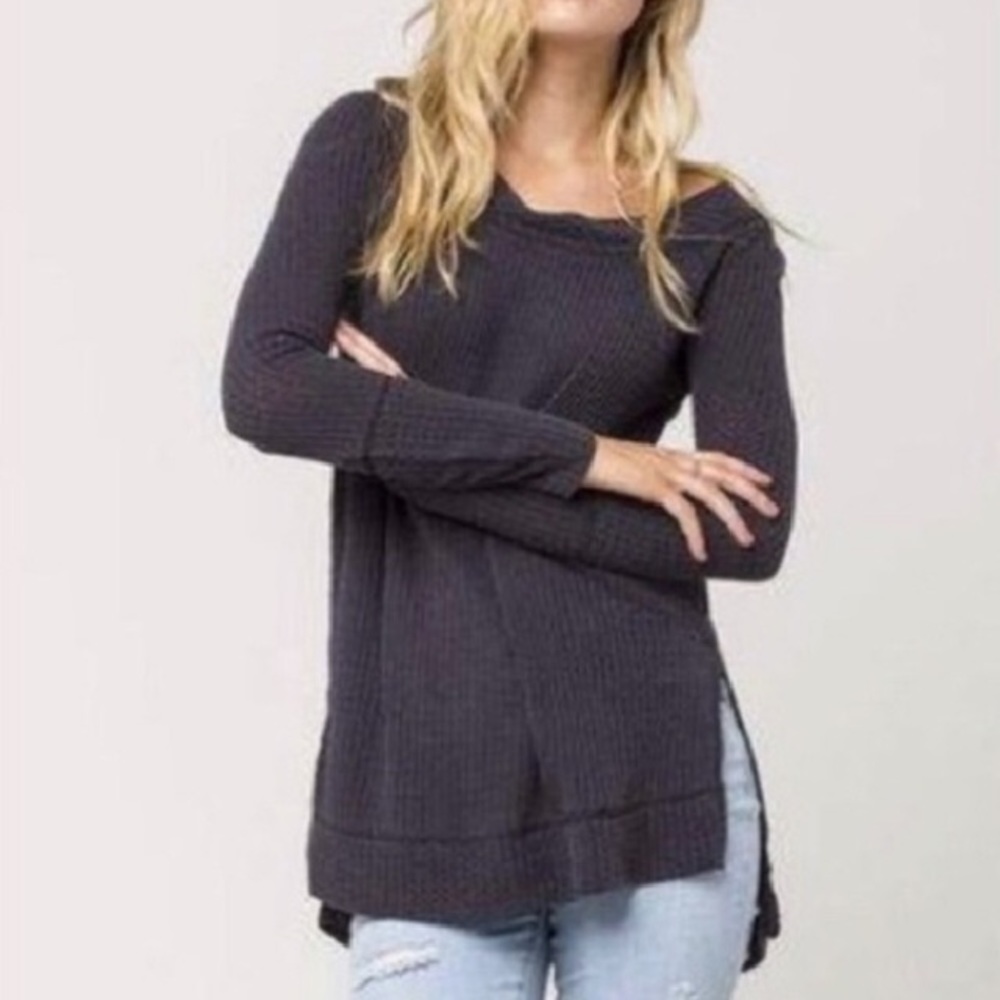 Free People Kate thermal shirt